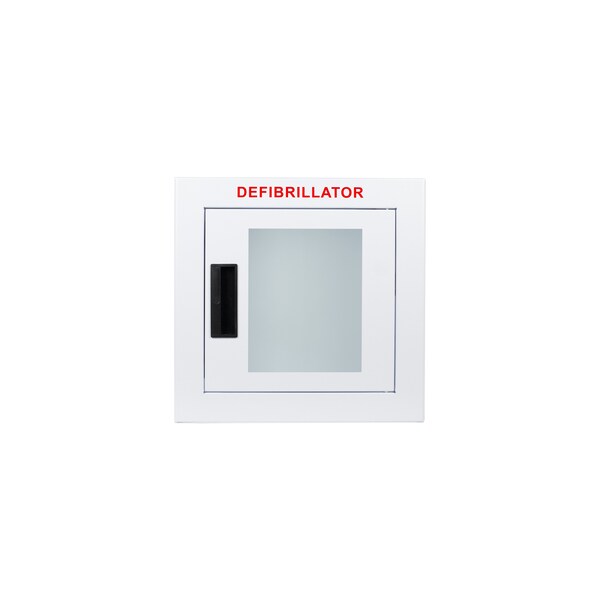 Semi Recessed, Non-Alarmed, Compact AED Cabinet